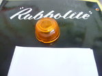 Rubbolite marker lamp lens 0007 Model 50 orange