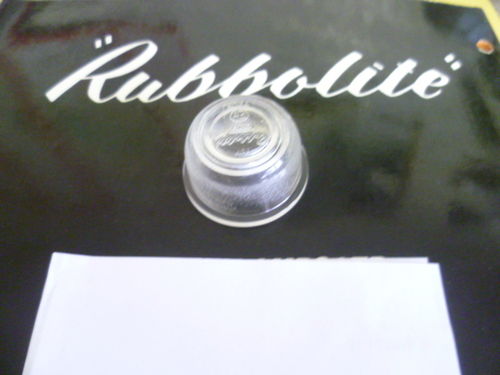 Rubbolite marker lamp lens 7203 Model 50 white