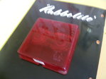 Rubbolite lens RED 4 inch square model 201