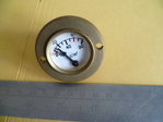 Vintage Brass gauge 0-80 lb/inch sq 2 inch dia