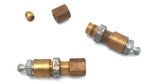 brass pipe connection c/w grease nipple BSP 1/8 (2)